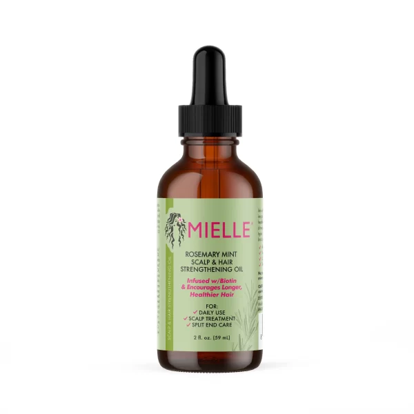 MIELLE ORGANICS Rosemary Mint Scalp & Hair Strengthening Oil 59ml