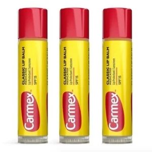 Classic lip carmex set de tres balsamos hidratantes