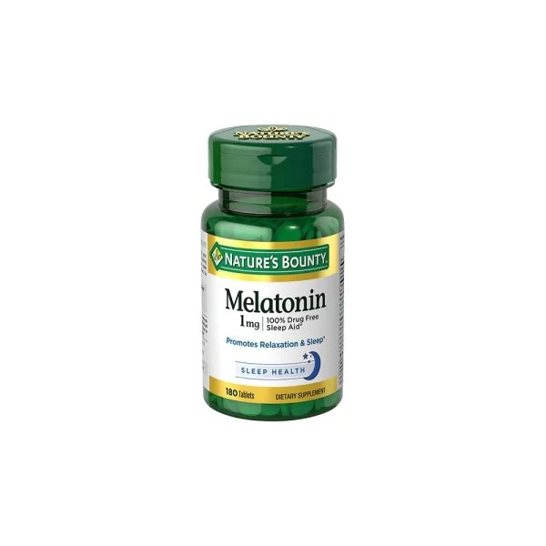 Melatonina Nature´s Bounty 1 Mg 180 capsulas