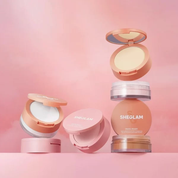 Polvo Sheglam Insta-Ready Face and Under Eye Setting Powder Duo