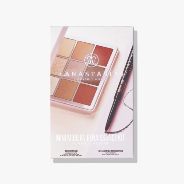 Kit de paleta de sombras y lapiz de cejas Mini Modern Renaissance Brows & Eyes Set Anastasia Beverly Hills